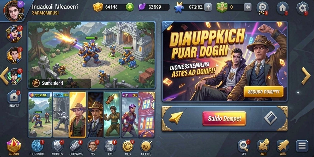 Fitur komunitas yang membantu pengguna berbagi strategi.