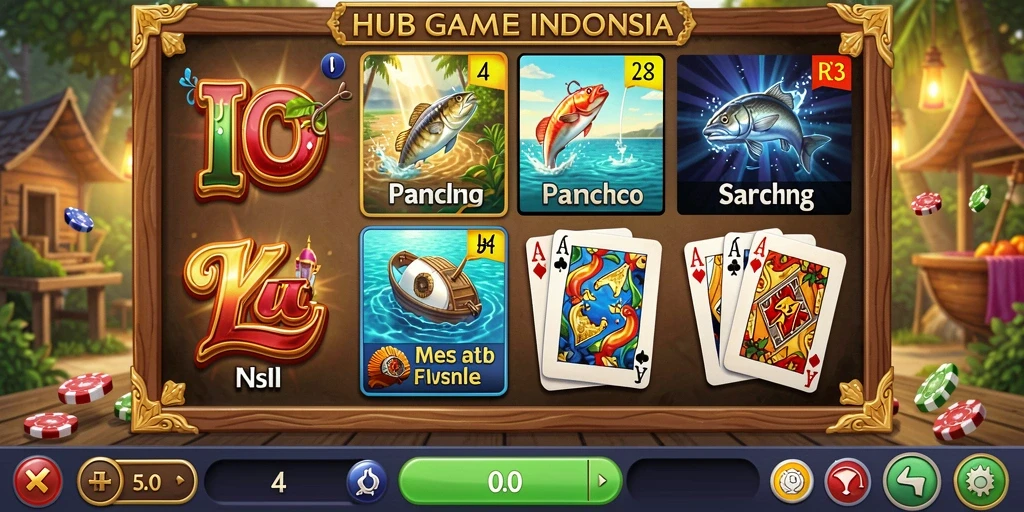 Sesi pertandingan online yang seru dan kompetitif.