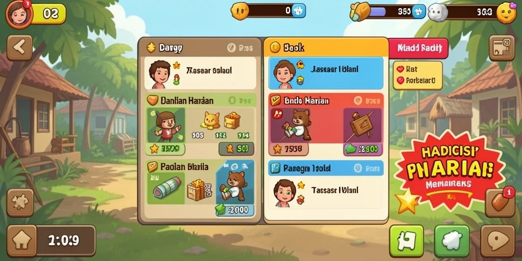 Event mingguan dengan hadiah menarik.