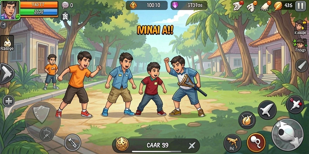 Pilihan permainan yang beragam dan menarik.