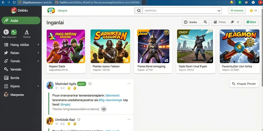 Fitur komunitas yang memungkinkan interaksi antara pemain.