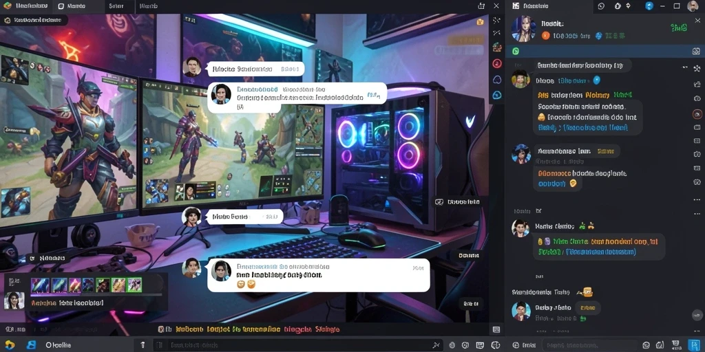 Screenshot menunjukkan pemain bersaing dalam mode multipemain.